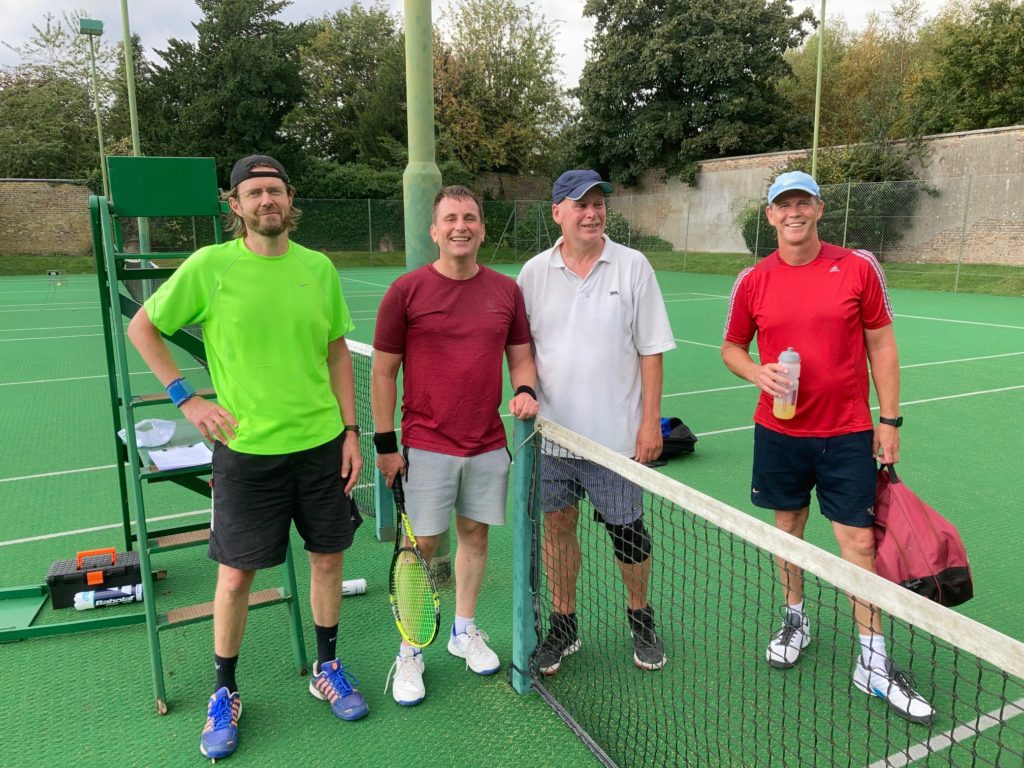 Before Mens Doubles Final - Andy, Jonathan, Ken & Geoff